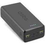 SBS Powerbank 30.000mAh 2xUSB-C 20W/2xUSB 18W schwarz (TTBB30000PD20K)