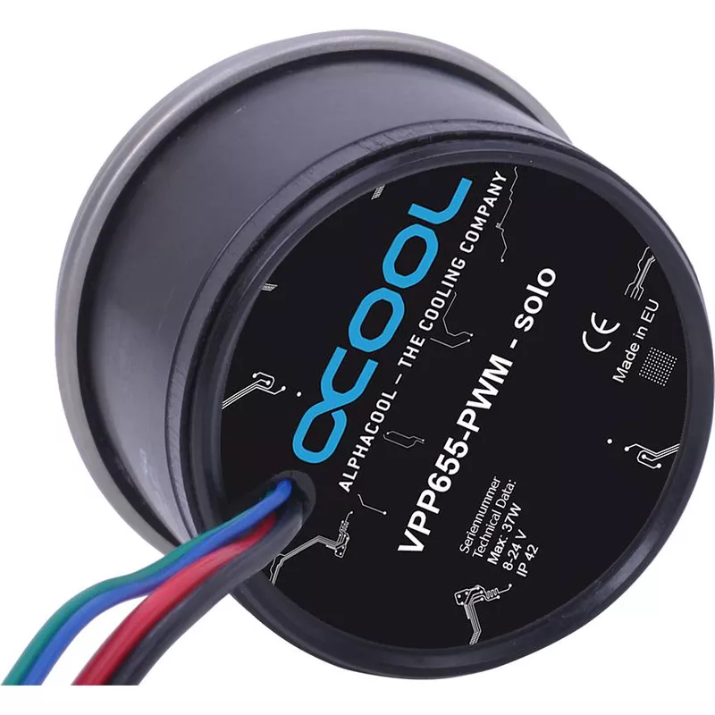 Alphacool VPP655 PWM Single - Kühlsystempumpe (geöffnet)