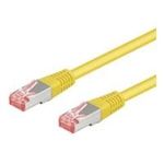 Wentronic Goobay CAT 6 Patchkabel, S/FTP (PiMF), Gelb, 7.5 m - LSZH halogenfrei, Kupfer (68304)