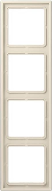 Jung LS984W Rahmen 4fach LS/FD-design weiß (LS984W)