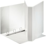 Esselte Präsentations-Ringbuch, DIN A4+, weiß, 4 O-Ring Mechanik, Rückenbreite: 29 mm, Ringdurchmesser: 16 mm - 10 Stück (55290)