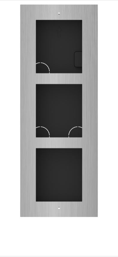 HIKVISION DS-KD-ACF3/S Türstation Unterputzr 3fach Edelstahl (DS-KD-ACF3/S)