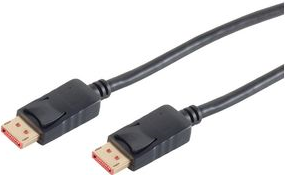 shiverpeaks BASIC-S DisplayPort 1.4 Kabel, schwarz, 5,0 m DisplayPort Stecker (BS10-70055)