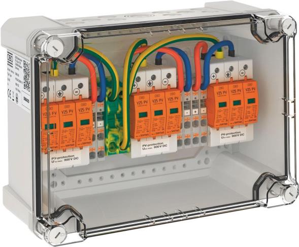 OBO PVG-BC 900K 111 Generatoranschluss- kasten 3x1 PV-String a.3 WR-MPP 5088420 (5088420)
