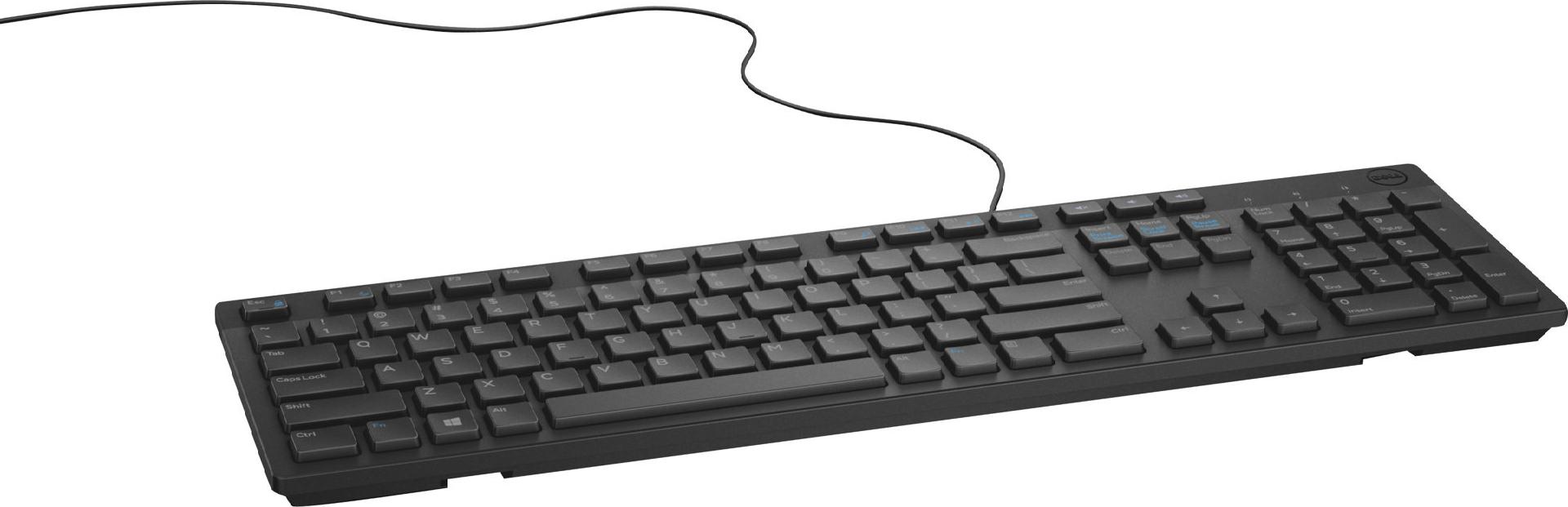 DELL KB216 Kabelgebundene Tastatur USB QWERTY US International Schwarz