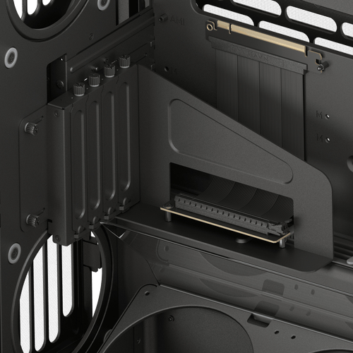 HAVN HS 420 VGPU Midi-Tower E-ATX Tempered Glass PCIe 5.0 Riser Schwarz
