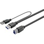 VivoLink USB 3.0 ACTIVE CABLE A MALE (PROUSB3AB5C-DUAL)