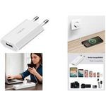 LogiLink USB-Steckdosenadapter, 1x USB-A, 5 Watt, weiß Eurostecker, 1x USB-A Kupplung, Eingang: 230V AC, 50/60 Hz, - 1 Stück (PA0093C)