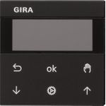 Gira Jalousie u.Schaltuhr sw S3000 Display 5366005 (5366005)