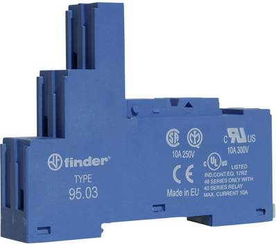 FINDER S.p.A. Schraubfassung blau f.Rel.40.31.41.31 95.03 (95.03)