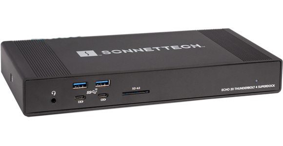 Sonnet Echo 20 Thunderbolt 4 SuperDock Dockingstation Schwarz