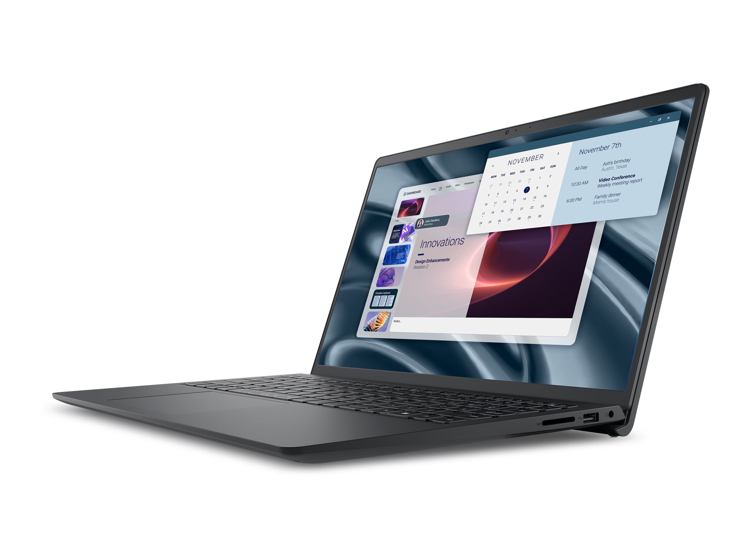 Dell Pro 15 Essential PV15255 15,6" Ryzen 3 7320U 8 GB RAM 512 GB SSD Carbon Black