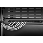 Renkforce RF-3429146 48,30cm (19")  Netzwerkschrank-Bürstenleiste 1 HE Schwarz (RF-3429146)