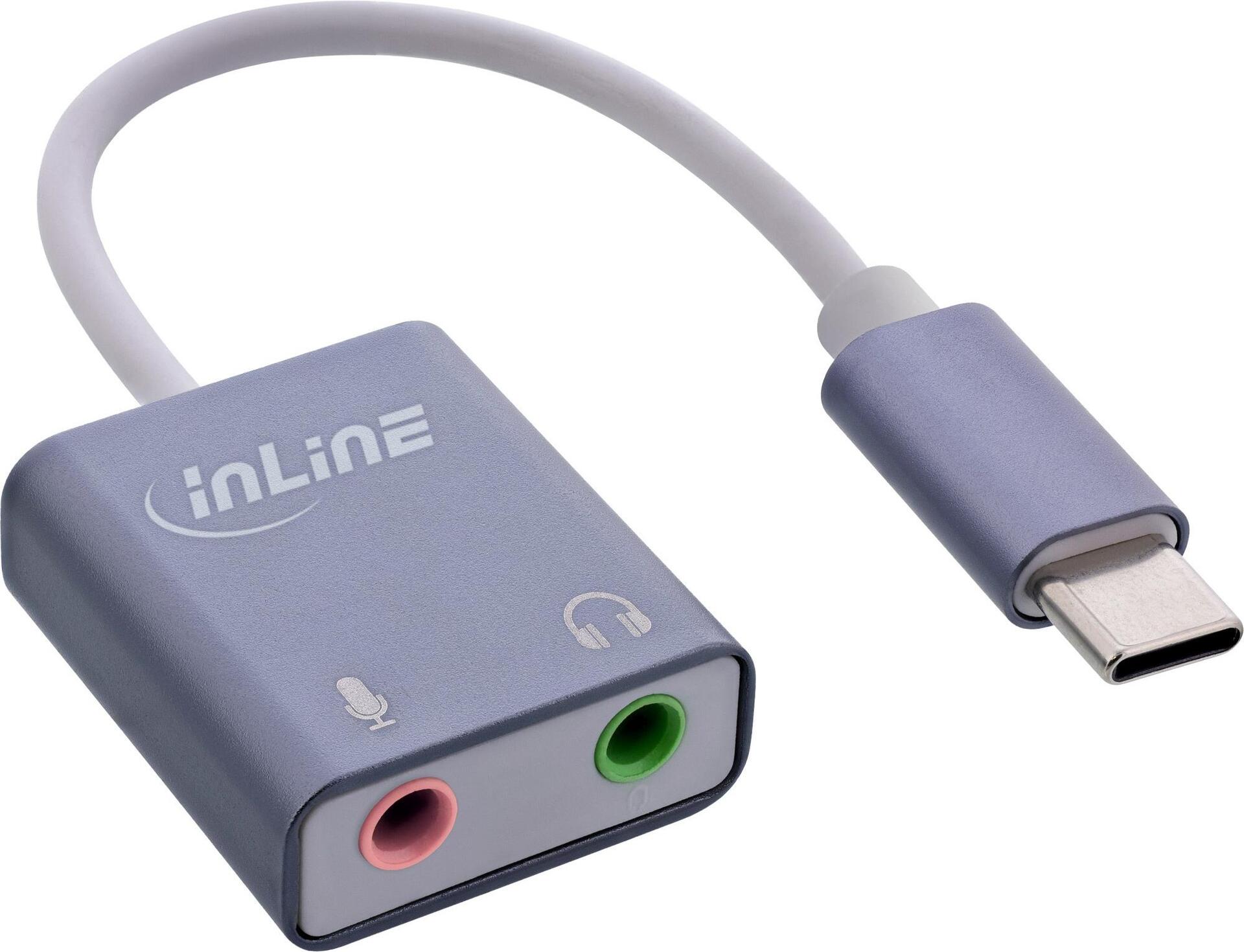 InLine USB Audio Soundadapter USB-C Kabel (33051F)