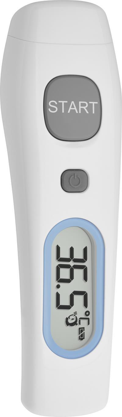 TFA Dostmann THD2FE Infrarot Fieberthermometer Berührungsloses messen, Mit Fieberalarm (15.2024.02)