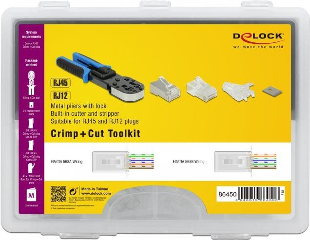 Delock RJ45 Crimp+Cut Toolkit (86450)