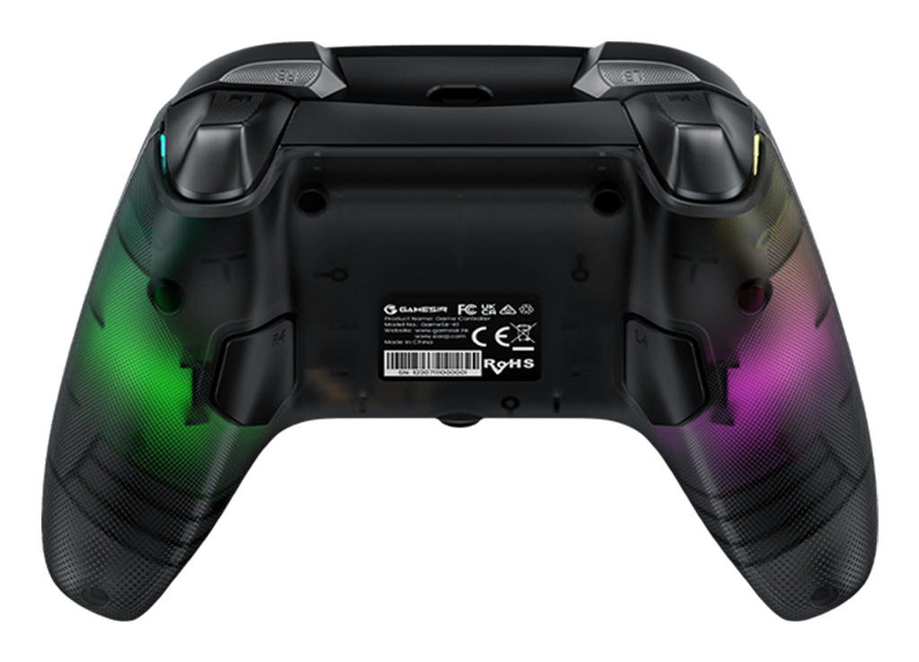 GameSir K1 Kaleid Kabelgebundener Controller RGB Schwarz, Transparent
