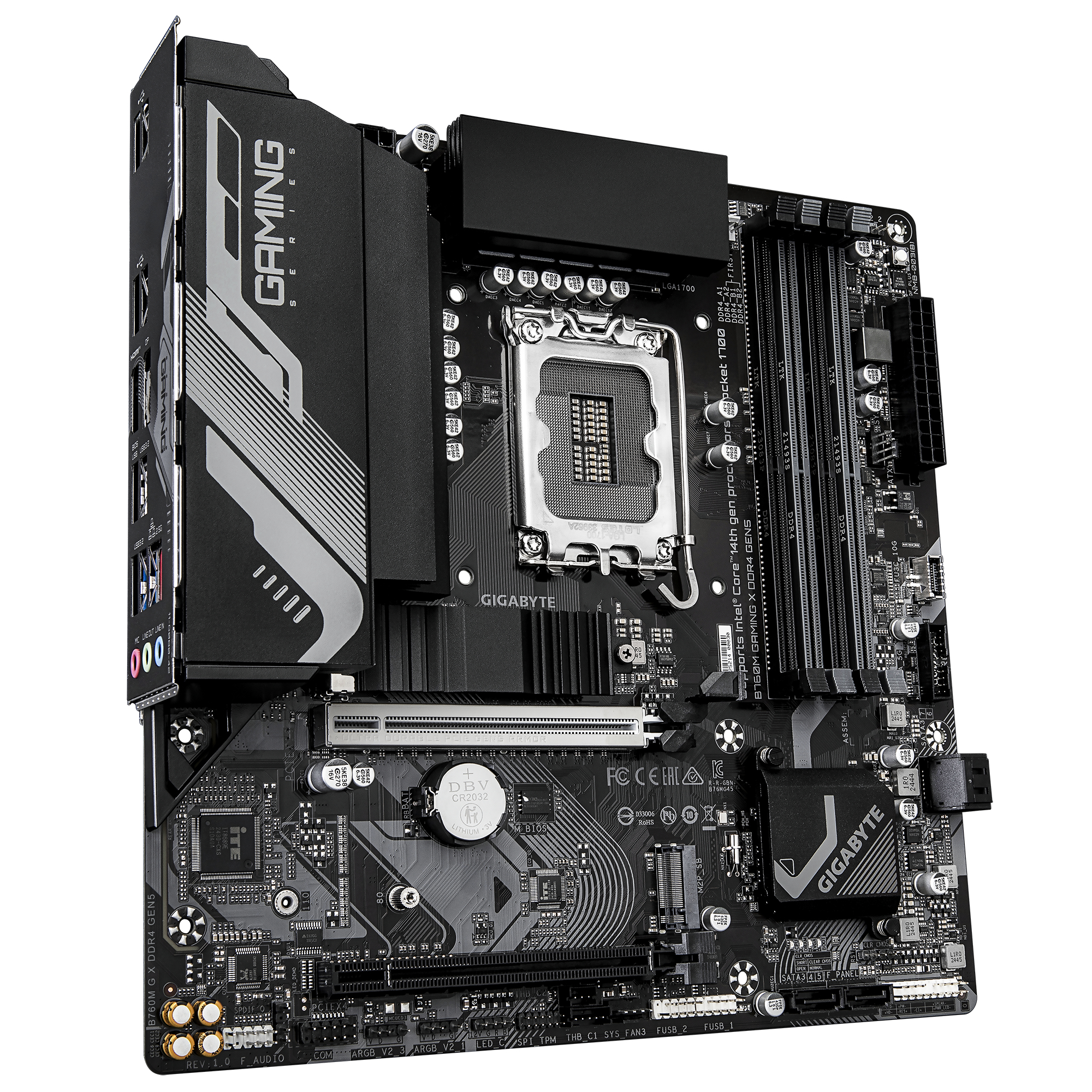 Gigabyte B760M GAMING X DDR4 GEN5 Intel B760 LGA 1700 micro ATX Dark brown
