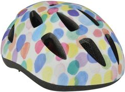 FISCHER Kinder-Fahrrad-Helm "Colours", Größe: XS/S Innenschale aus hochfestem EPS, verstellbares, beleuchtetes - 1 Stück (86712)