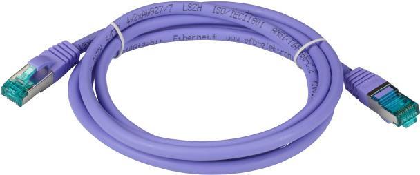 EFB-Elektronik RJ45 Patchkabel Cat.6A S/FTP LSZH violett 5m Hersteller: EFB Elektronik (MK6001.5VI)