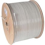 AXING Koaxialkabel 500m Tr. SKB 395-03 Kl.A+ 10dB Eca 4,6mm PVC weiß 500 (SKB39503)