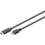 Wentronic Goobay USB 2.0 Micro-Stecker (Typ B) > USB-C Stecker Kabel, 0.6 m - USB 2.0 HighSpeed (67992)