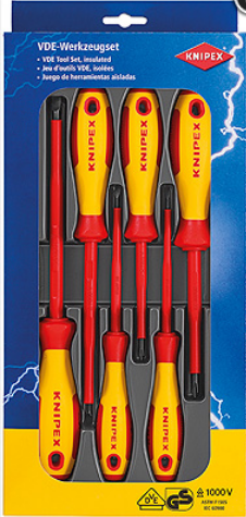KNIPEX Schraubendreher-Set (00 20 12 V01)
