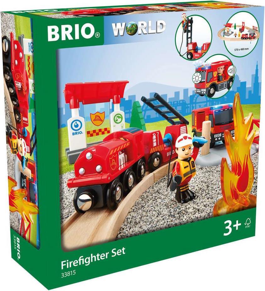 BRIO Bahn Großes Feuerwehr Deluxe Set (63381500)