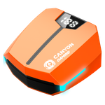 Canyon GTWS-2 Kopfhörer Kabellos Ohrbügel Gaming USB Typ-C Bluetooth Ladestation Orange (CND-GTWS2O)