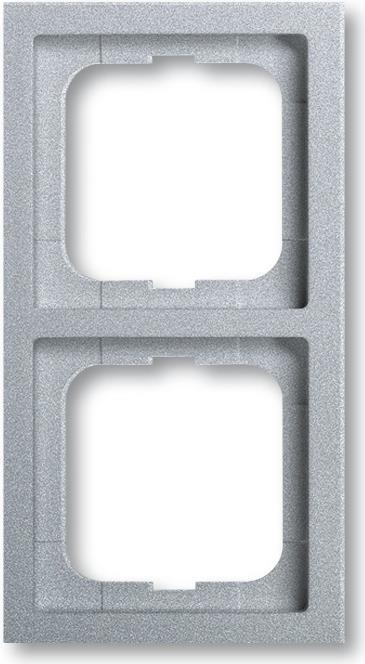 Busch-Jaeger 1754-0-4302. Produktfarbe: Aluminium, Markenkompatibilität: Busch-Jaeger. Breite: 80 mm, Höhe: 151 mm, Dicke: 1,1 cm (2CKA001754A4302)