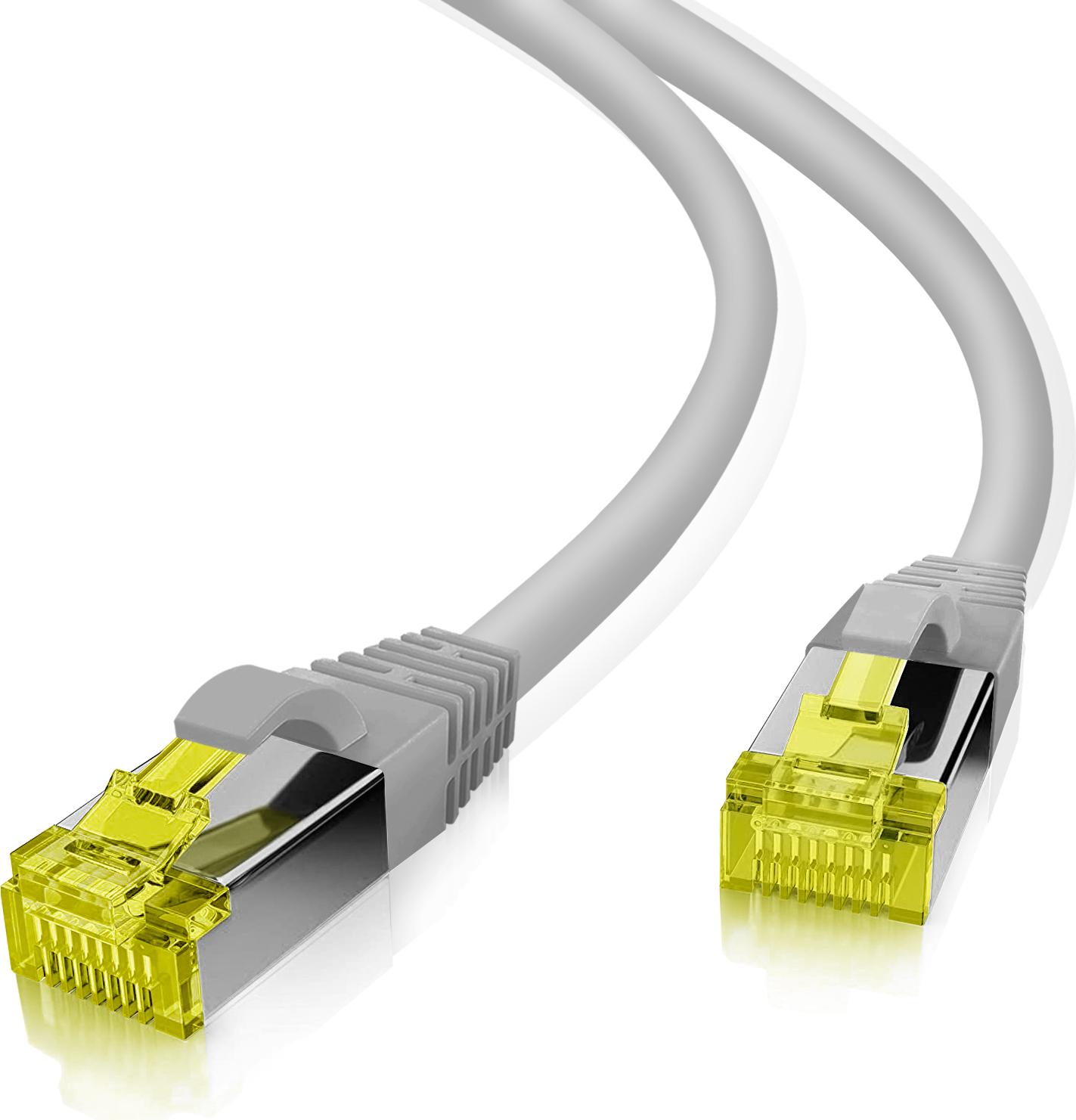 Helos Cat6a S/FTP Patchkabel 7,5 m RJ-45 Grau