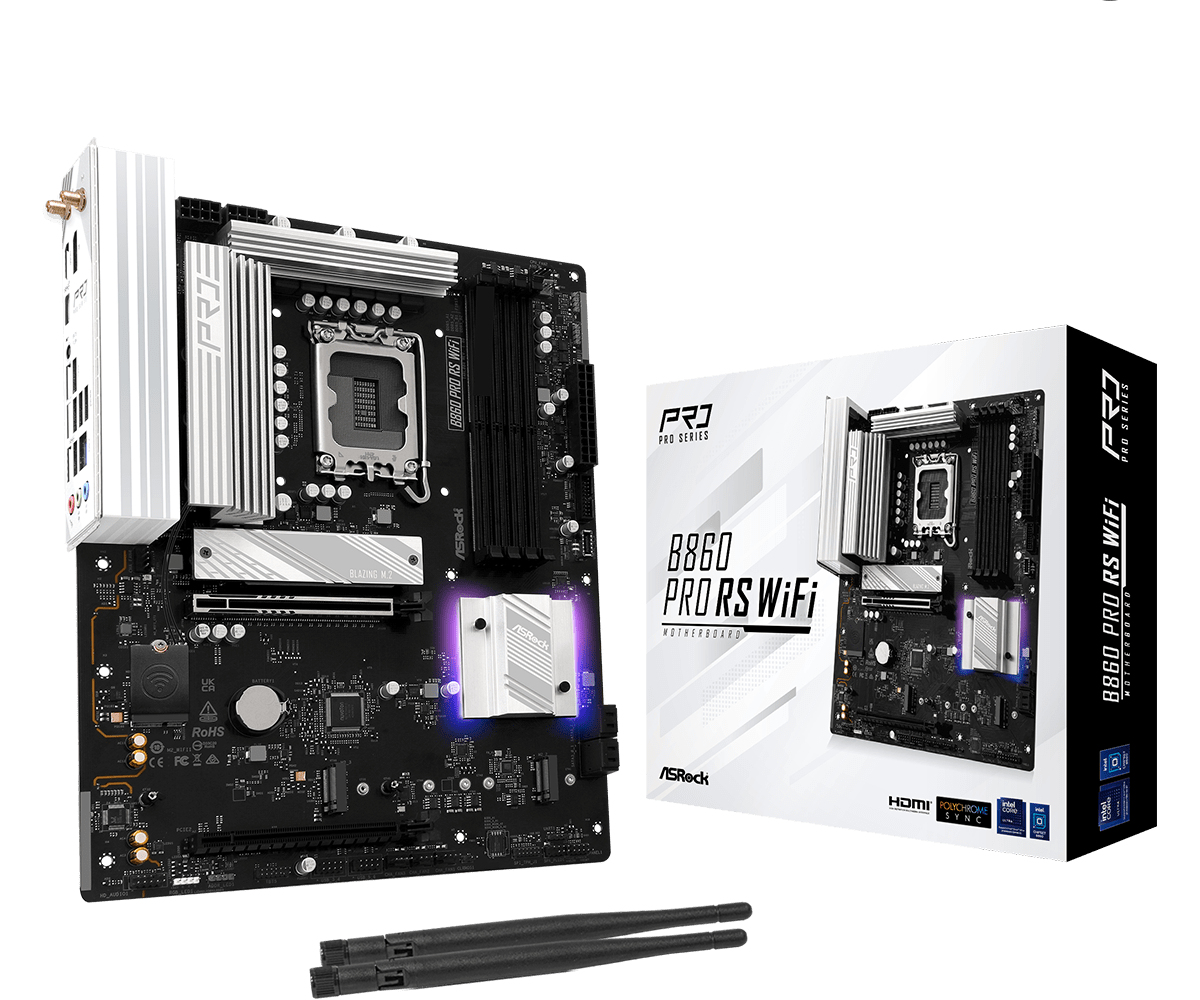 ASRock B860 Pro RS WiFi Mainboard ATX
