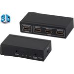 shiverpeaks ®-PROFESSIONAL--HDMI Switch, 3x IN 1x OUT, 4K2K, 3D, Metallgehäuse, VER1.4 (SP05-02003)