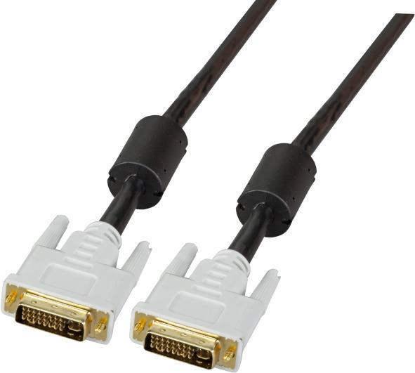 EFB-Elektronik DVI-I Dual Link Kabel + Analog, 2x DVI-l 24+5, St.-St., AWG 28, 3,0m, schwarz Hersteller: EFB Elektronik (K5435.3V1)