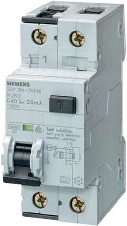 Siemens FI-Schutzschalter 1polig+N C20 A 0,03 (5SU1356-7KK20)