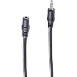 shiverpeaks BASIC-S Audiokabel, 3,5 mm Klinkenstecker - 3,5 mm Klinkenkupplung, 1,5 m, stereo, im Polybeutel mit (BS30805-1.5)