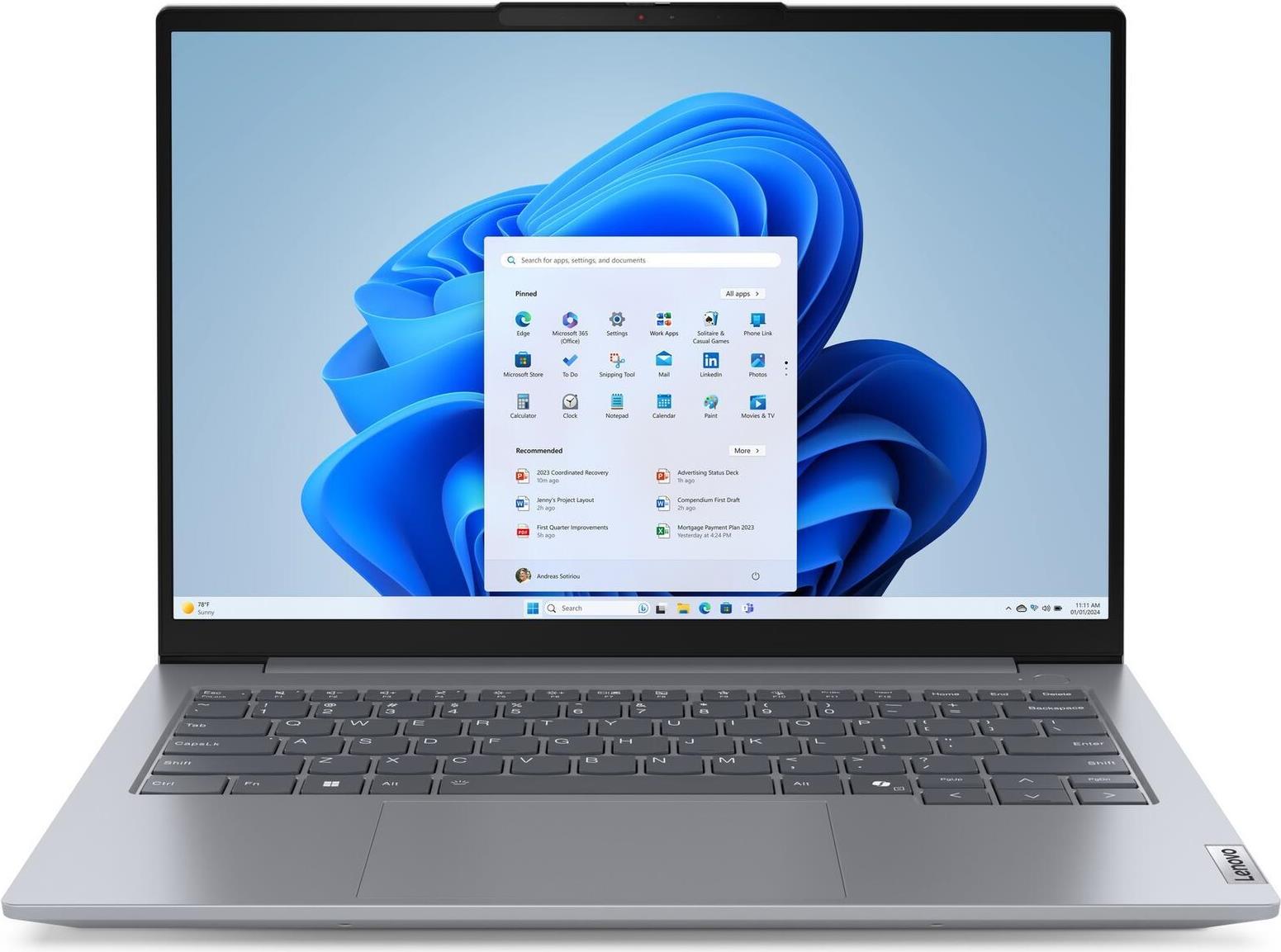 Lenovo ThinkBook 14 G7 ARP 21MV 14" AMD Ryzen 5 7535HS 16 GB RAM 512 GB SSD Dual Tone Arctic Gray