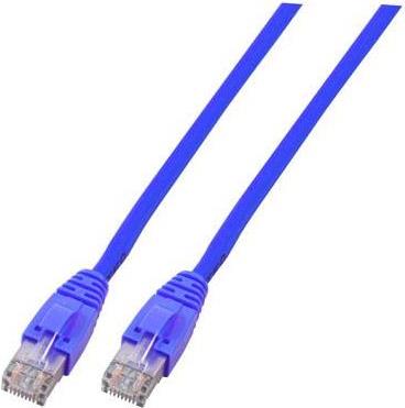 EFB-Elektronik RJ45 Patchkabel Cat.6 U/UTP LSZH CCA blau 5m Hersteller: EFB Elektronik (K8104BL.5)