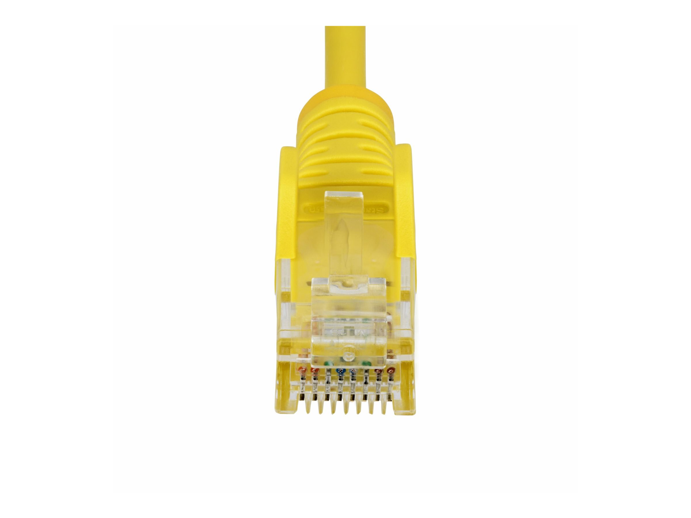 StarTech.com Slim CAT6 Ethernet-Kabel, RJ-45 zu RJ-45, 3 m, UTP, 28 AWG, LSZH, Gelb