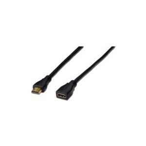 Assmann HDMI High Speed extension cable. type A M/F. 2.0m. w/Ethernet. former HDMI 1.4. UL. bl. gold (AK-330201-020-S)