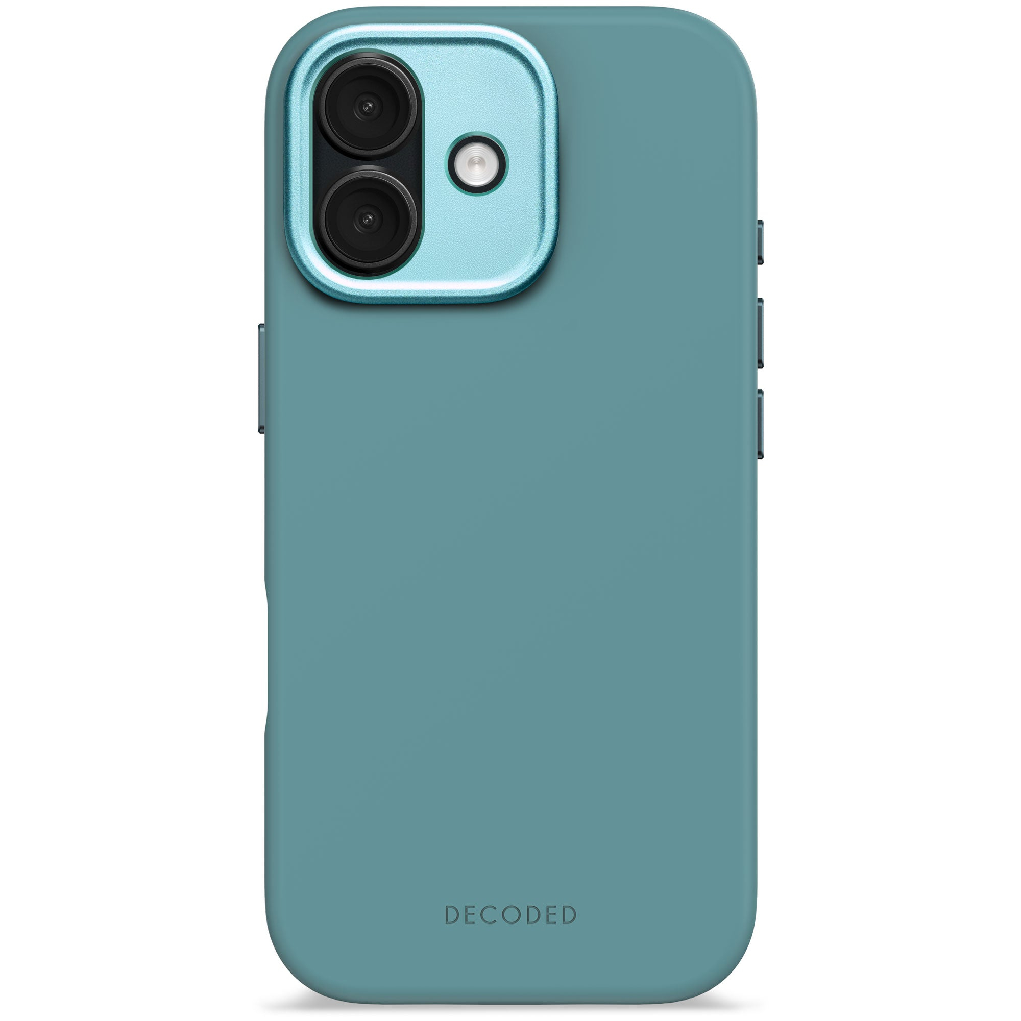 Decoded AntiMicrobial Silicone Backcover für iPhone 17 6,3" Retro Blue