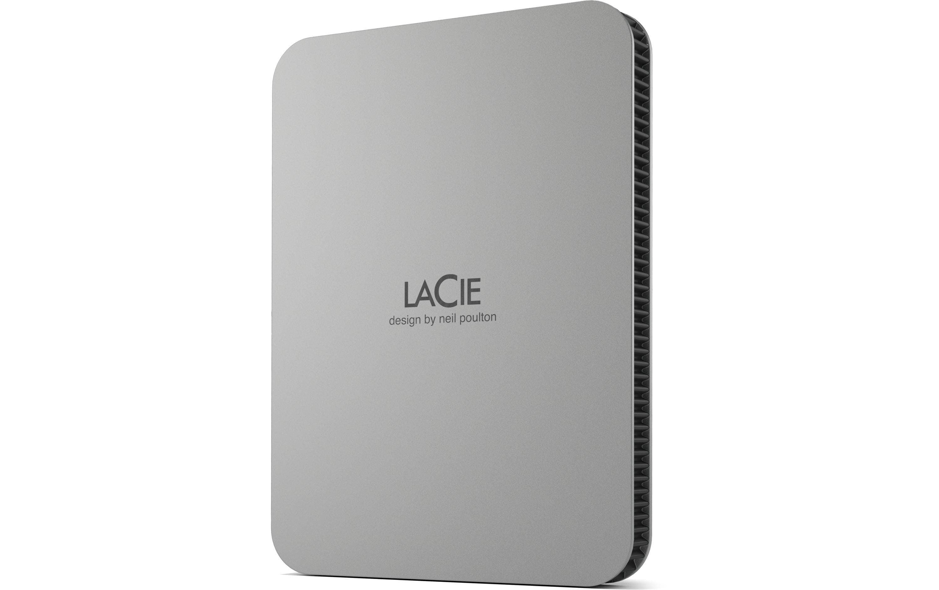 LaCie Mobile Drive Externe Festplatte 1 TB 2,5" USB-C Moon Silver