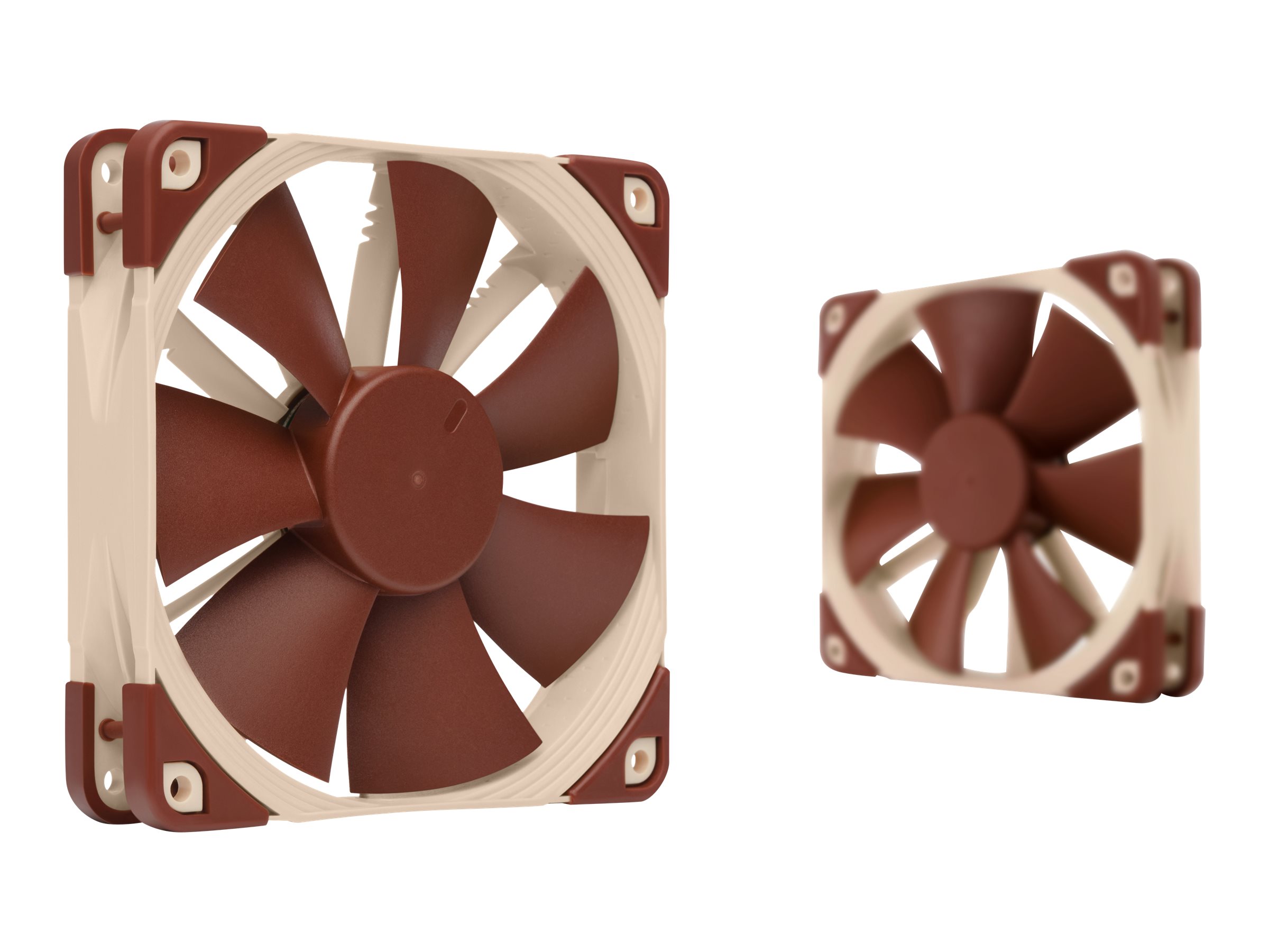 Noctua NF-F12 5V PWM Gehäuselüfter 120 mm Beige, Braun