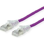 DÄTWYLER Kat.6 H, AMP v2, violett 2m Dätwyler CU 7702 flex LS0H, AMP v2 (21.05.0526)