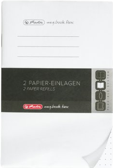 Herlitz 50034154 Notizbuch A6 80 Blätter Weiß (50034154)