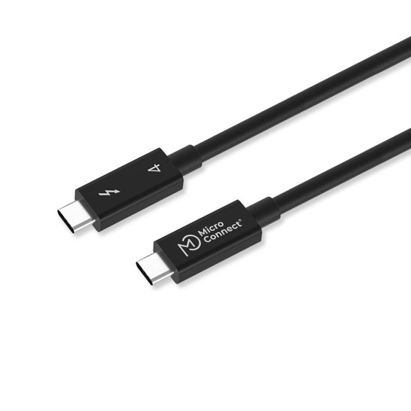 MicroConnect TB4030 Thunderbolt-Kabel 3 m Schwarz