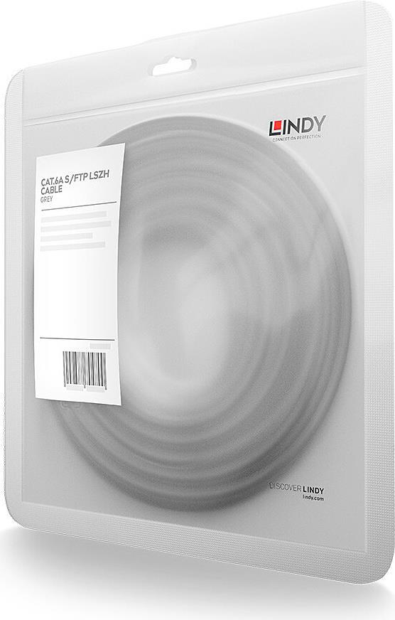 Lindy 47637 Netzwerkkabel Grau 10 m Cat6a S/FTP (S-STP) (47637)