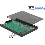 DeLOCK 2,5 External Enclosure for M.2 NVMe PCIe SSD (42609)