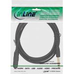 InLine® Kopfhörerverlängerung, 6,3mm Klinke Stecker / Buchse, Stereo, vergoldete Kontakte, schwarz, 3m (99973)