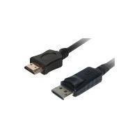 Helos Adapterkabel DisplayPort männlich zu HDMI männlich (118877)